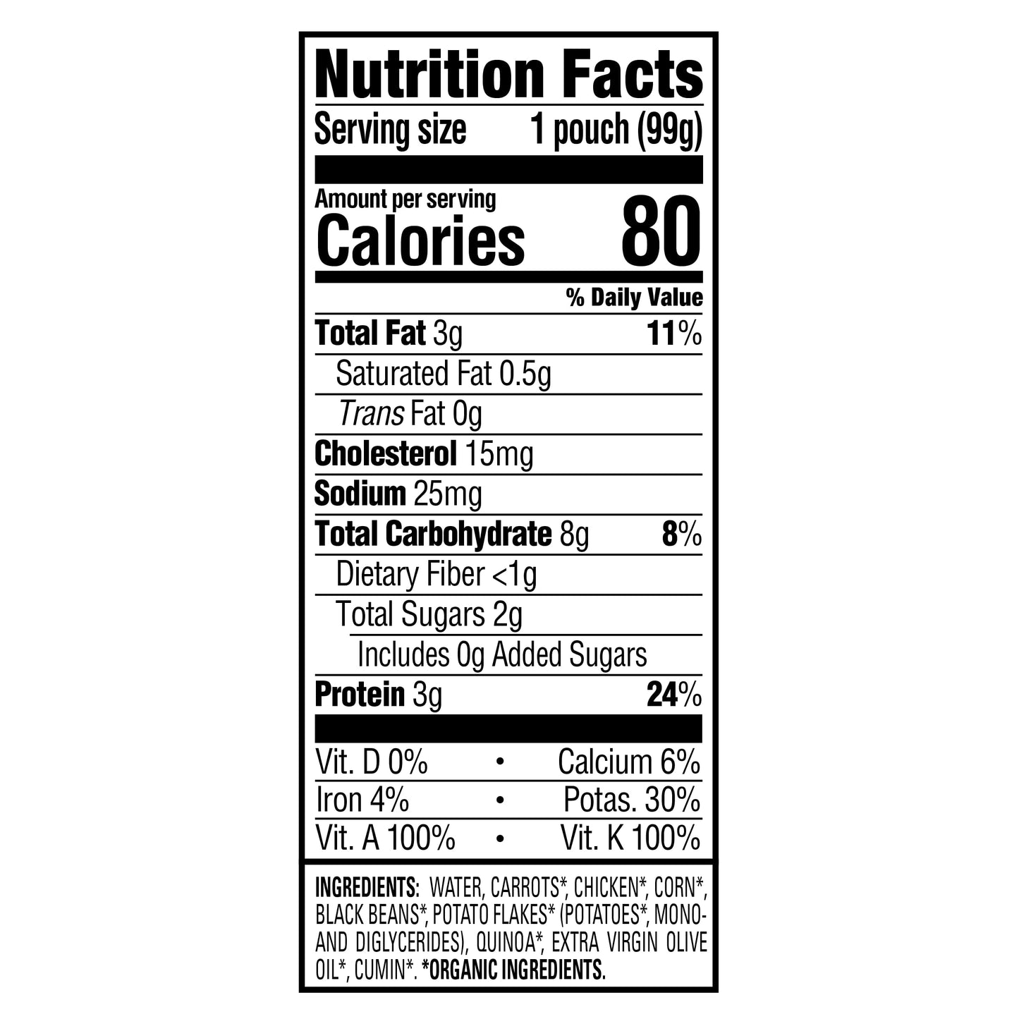 Happy Baby Organics Savory Blends Stage 3 Baby Food Puree, Free Range Chicken, Garden Vegetables & Quinoa Fiesta, 3.5 Ounce (Pack of 16)