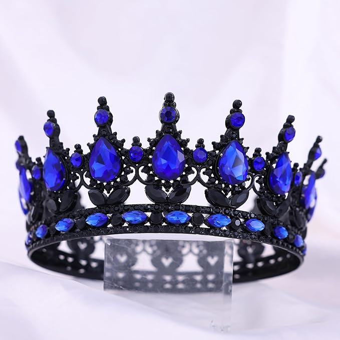 Queen Crown for Women Crystal Tiara for Women Rhinestone Wedding Headband for Bride Hair Accessories for Costume Birthday Party Prom Gifts
