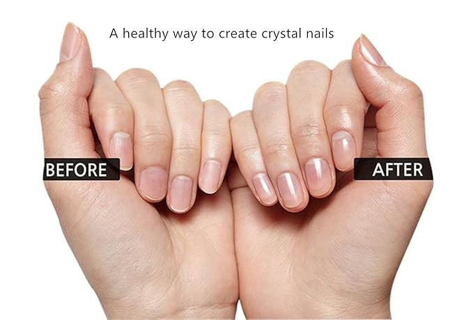 Premium Particular Glass Nail File with Case, Both Sided Filer, Crystal Beauty Nail File Salon Nail Shine Top, Rose Gold