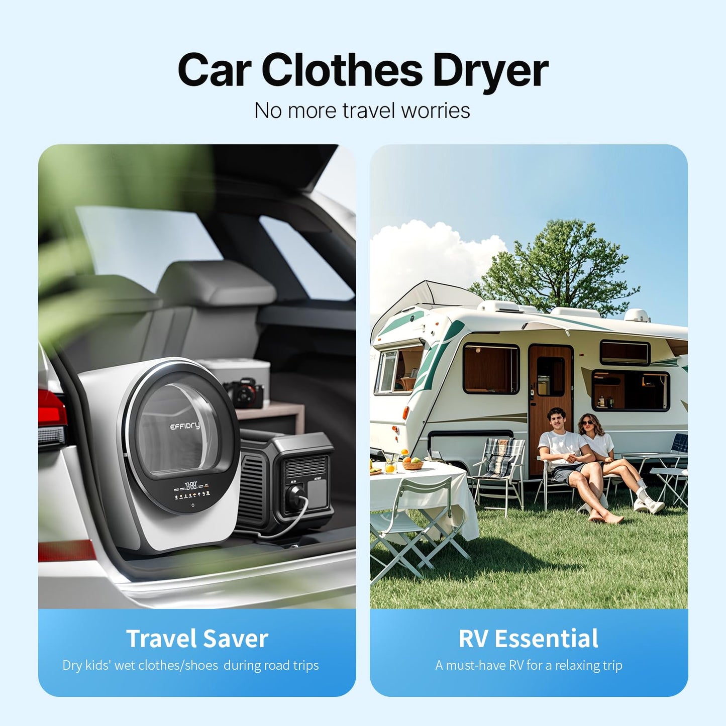 S3 Compact Clothes Dryer 1 cu.ft Capacity 110V 1050W Portable Dryers Machine with Stainless Steel Drum 8 Drying Mode for Small Spaces,Apartments dorm Mini electric secadora portatil de ropa