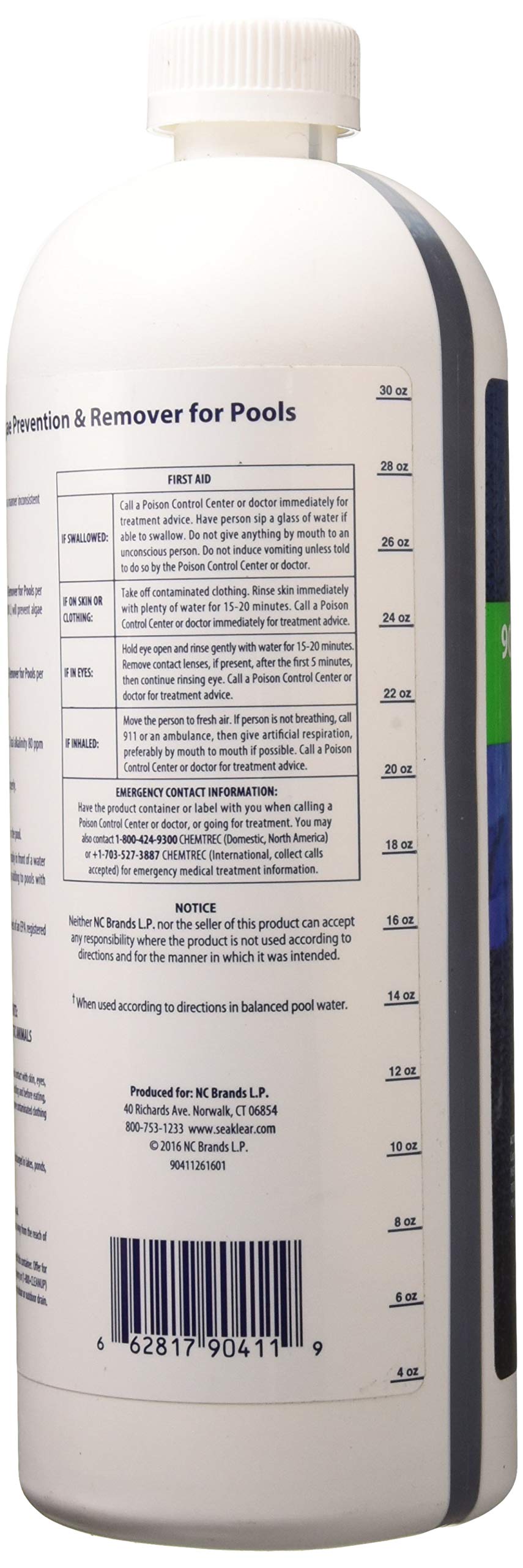 SeaKlear 90-Day Algae Prevention & Remover, 1 Qt