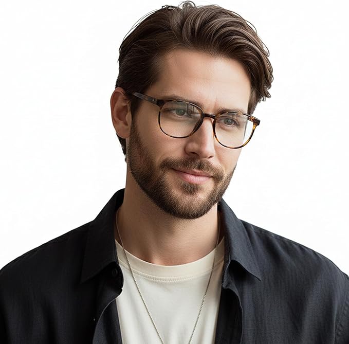 Prospek Blue Light Glasses Reading for Men and Women, For Computer Use, Blue Light Protection, Clear Lens 0 to +3.0 Diopters