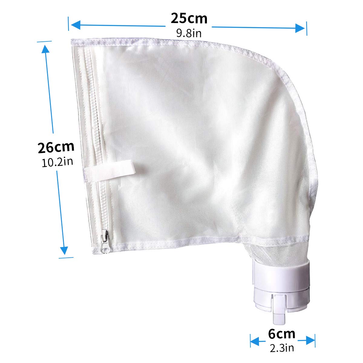 UCEDER 3 Pack Zippered Bag Replacement Fits for Polaris 360, 380 Pool Cleaner All Purpose Filter Bag for Polaris Filter Bag