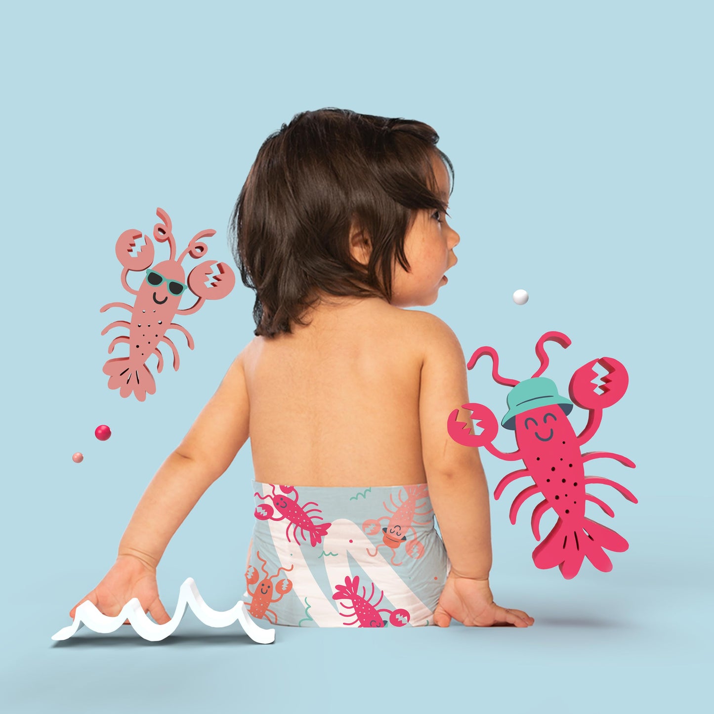 Hello Bello Premium Swim Diapers I Affordable and Eco-Friendly Disposable Swim Dipes for Babies and Kids I Size Medium,(Pack of 36)