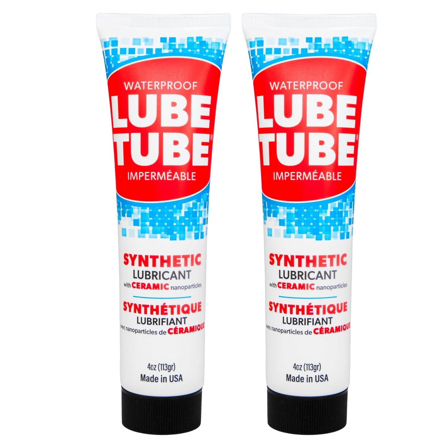 LubeTube 4oz O-Ring Grease (2-Pack) – Stops Leaks on Pump & Filter Seals – Non-Sticky Synthetic Grease for Pool Equipment, Plumbing, RV & Marine – PFAS-Free, Food-Grade, Made in USA
