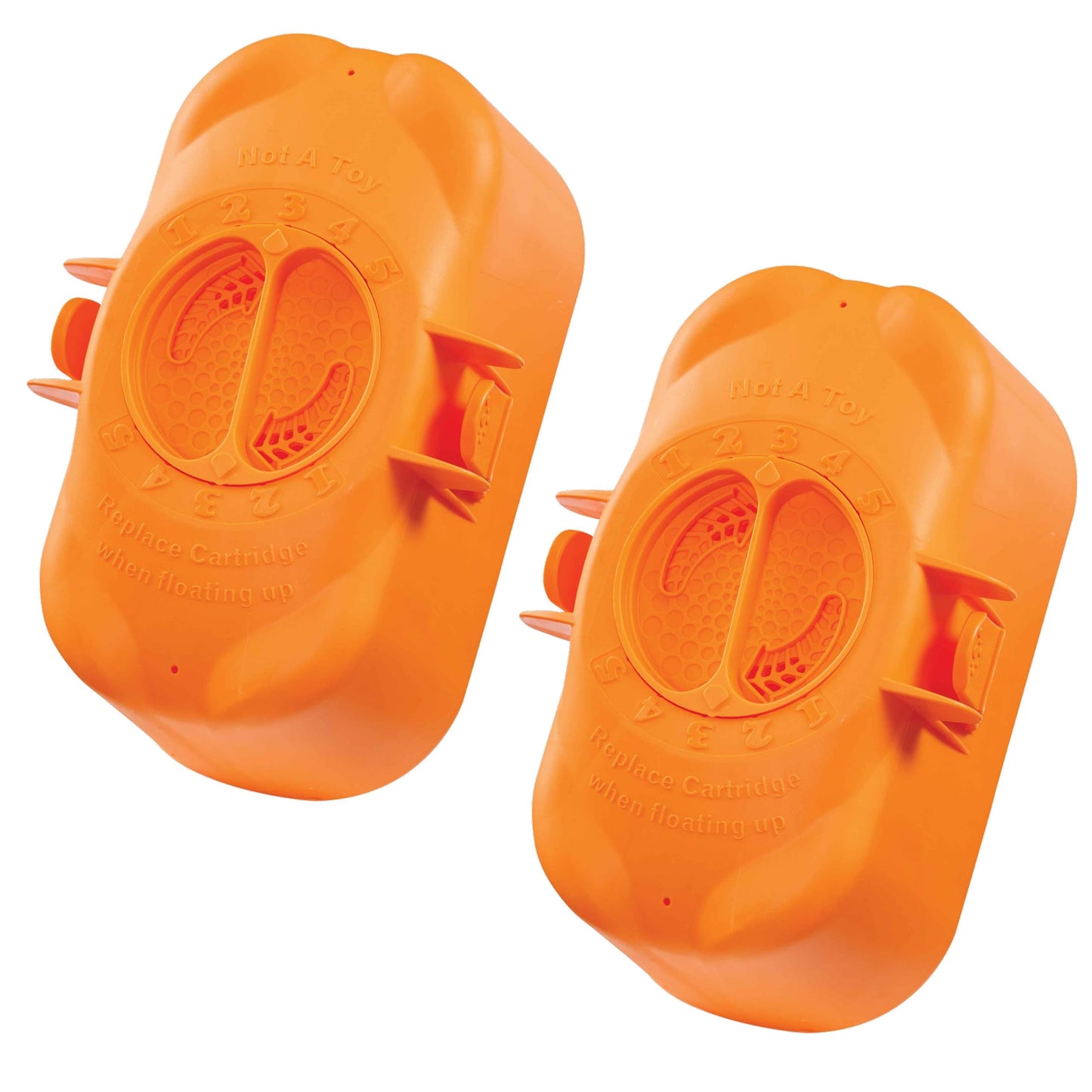 FROG Replacement Chlorine Cartridge for use with Flippin’ FROG XL Floating Sanitizer System - Prefilled Cartridges Support Easy Pool Maintenance and Cleaner & Clearer Water - 2 Pack