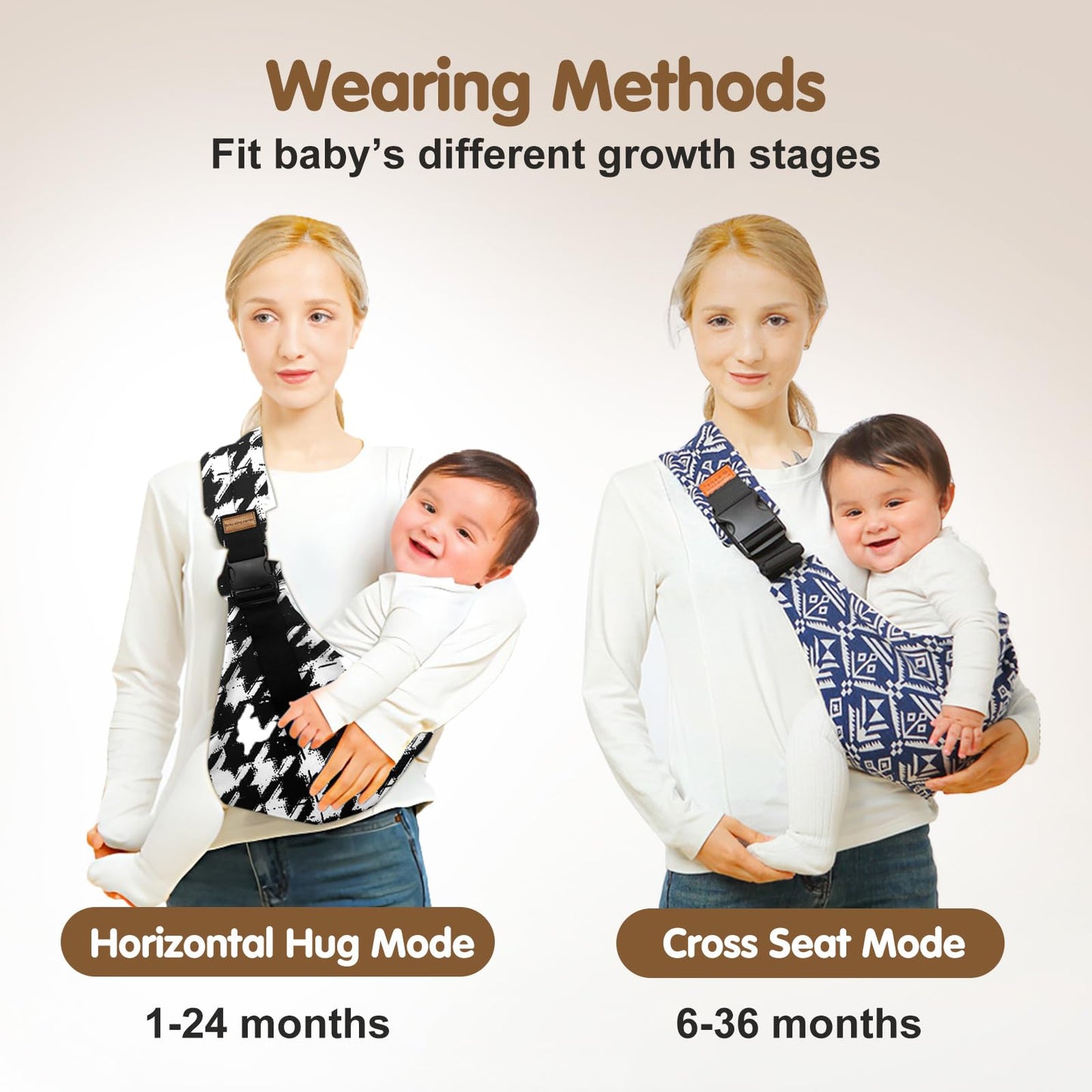 yemyig Baby Sling Carrier,Toddler Carrier, 2024 New Baby Carrier Newborn to Toddler,Portable Lightweight Non-Slip Hip Seat Carrier 10-30lbs(Black Sailboat)