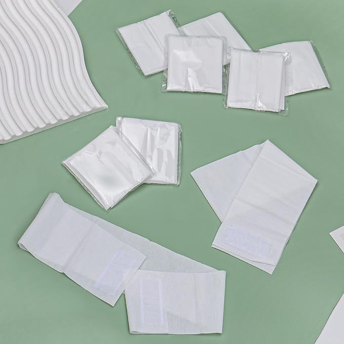 500 Count Disposable Spa Facial Headbands with Convenient Closure,White Stretch Facial Headwraps Soft for Facials Skincare Spa