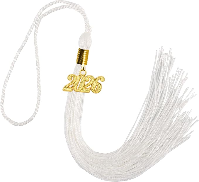 GraduationMall Single&Multiple Color Graduation Tassel with 2026 Year Charm 9"