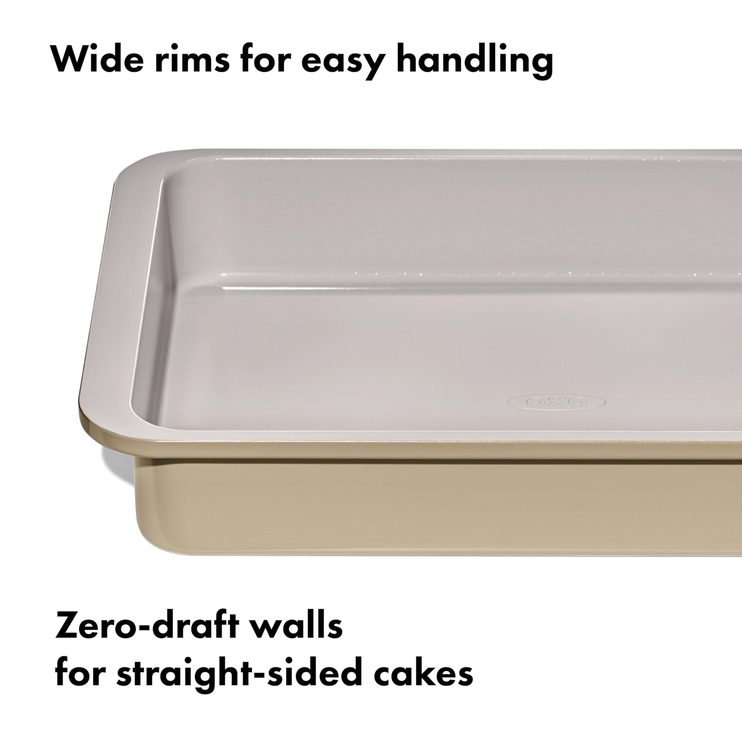 OXO Good Grips Non-Stick Pro Ceramic Coated Metal Bakeware 9” x 13” Cake Pan – Biscuit