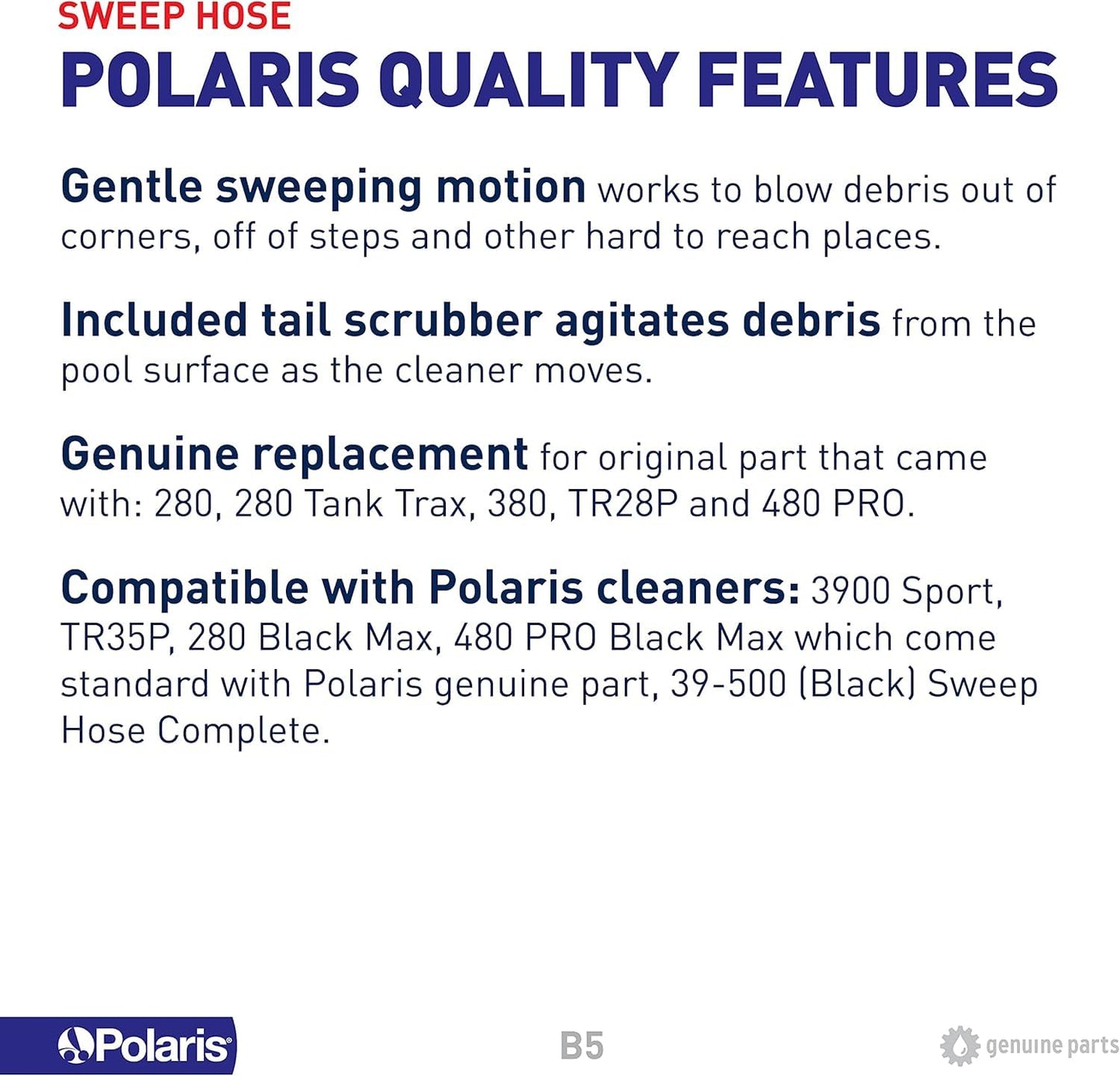 Polaris Sweep Hose Complete