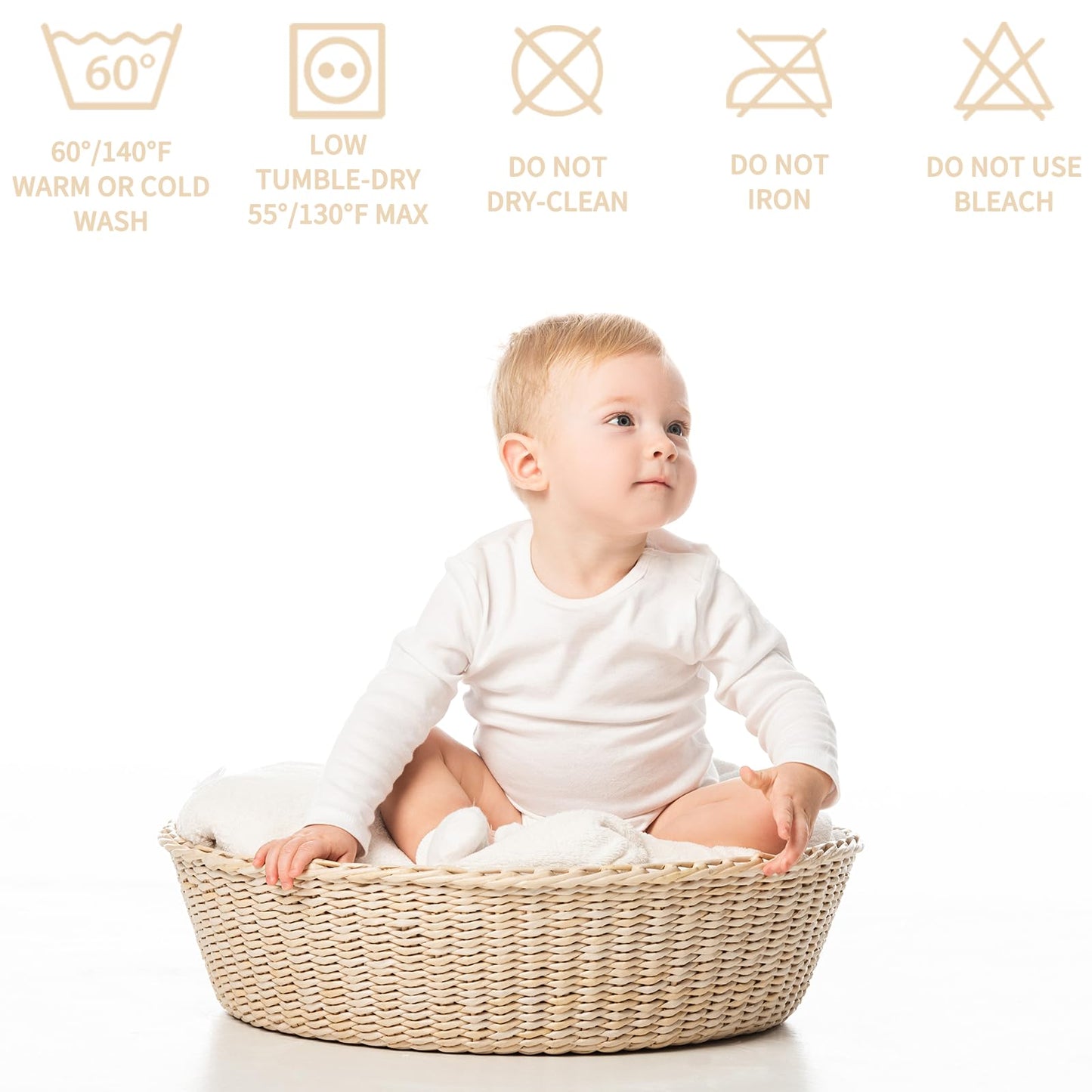 BEDLORE Waterproof Mattress Protector Crib, 2 Pack Soft Mattress Pad, Noiseless Machine Washable Mattress Cover, Ultimate Protection for Your Baby's Crib Toddler Bed (52''x28'')