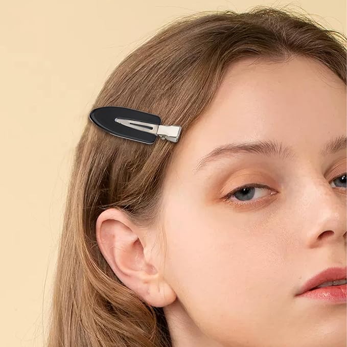 Canitor No Crease Creaseless Hair Clip for Women Neutral No Bend Hair Clips for Makeup Styling Accessories Alligator Barrettes Bangs Flat Clips Tween Teen Girls Gifts Trendy Stuff Stocking Stuffers