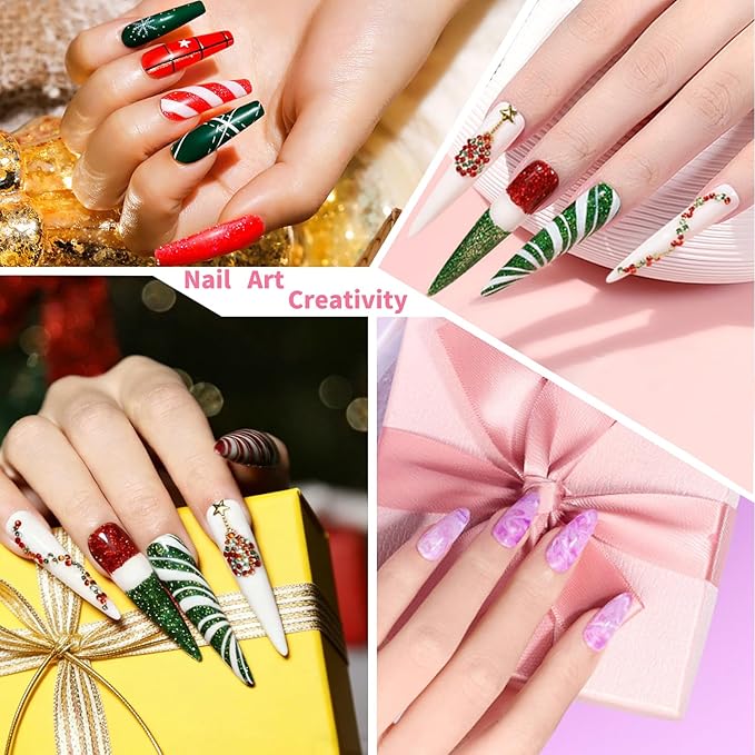 Dual-Ended Gel Nail Brush Set - Nail Sculpting Tool for Poly Extension, Sculpture Gel - Polygel Brushes Manicure Design Kit for Salon & DIY Use, 2Pcs Black&White
