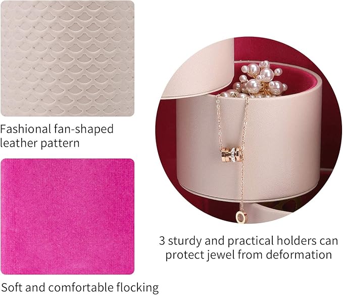 VLANDO Viaggio Mothers Day Gifts Her - Small Jewelry Case Box - Travel Essential Accessories for Women, Travelers, Couples, Mom, Friends, Bridesmaid