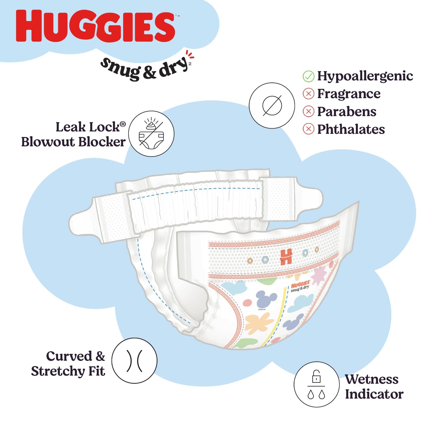 Huggies Size 4 Diapers, Snug & Dry Baby Diapers, Size 4 (22-37 lbs), 92 Count, Packaging May Vary