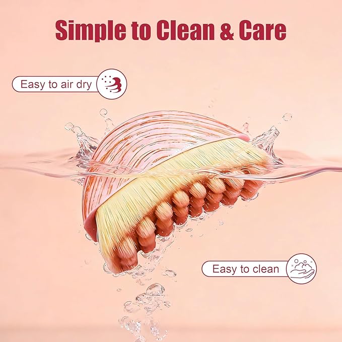 Lymphatic Contour Face Brush, 2-Pack New Lymphatic Drainage & Contour Face Massage Brush Set for Gua Sha, Puffiness Reduction, Glowing Skin, Gentle Daily Facial and Body Massage Tool