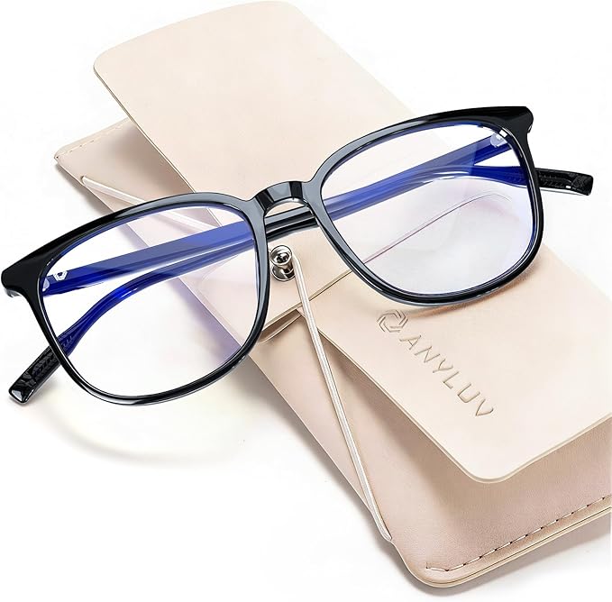 ANYLUV Blue Light Glasses for Woman Men, Womens Blue Light Blocking Glasses Computer Glasses Anti Eyestrain
