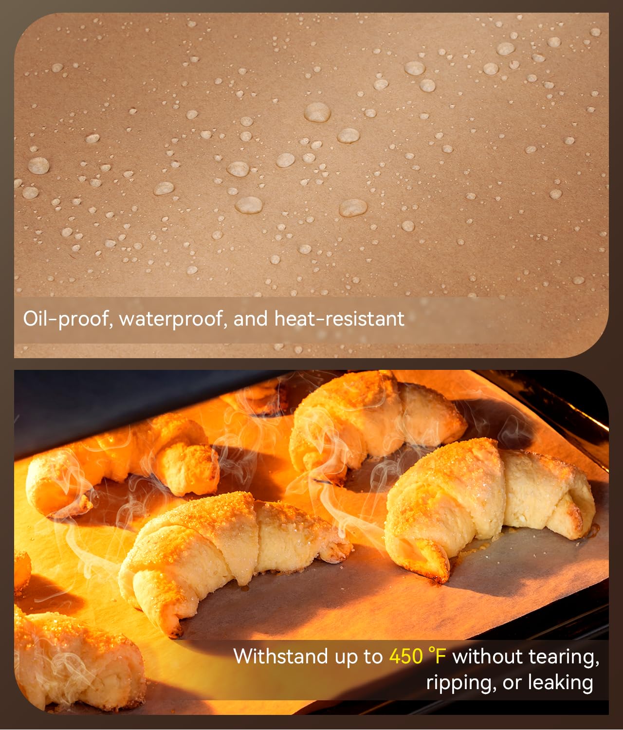 200 Pcs Parchment Paper Sheets, 9x13 In Non-Stick Precut Baking Parchment for Baking, Grilling, Air Fryer, Steaming, and More (Unbleached) - Quarter Sheet Size, Perfect for Bread, Cakes, Cookies