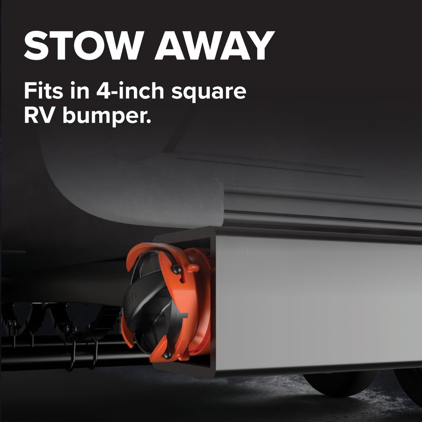 Camco RhinoFLEX 20-Ft RV Sewer Hose Kit - Features Clear Elbow Fitting w/Removable 4-in-1 Adapter - Connects to 3” Slip or 3”/3.5”/4” NPT Threaded Sewer Connection (39742)