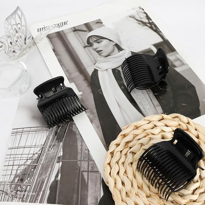 Hair Curler Clips - 12 Pcs Versatile Roller Clips for Effortless Curls and Waves