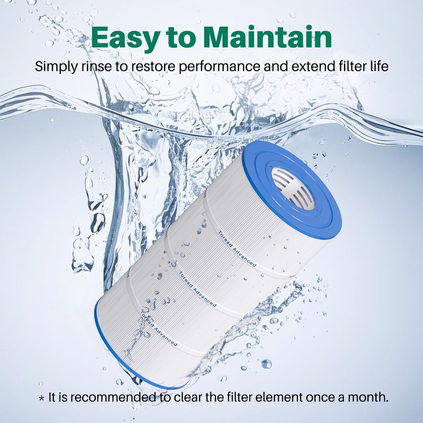 TOREAD PXST100 Pool Filter Replaces Hayward X-Stream CC1000, CCX1000-RE, Pleatco PXST100, Ultral-B6, Unicel C-8311,Filbur FC-1285, 817-0100N/P, Waterway Pro Clean 100, 1 Pack