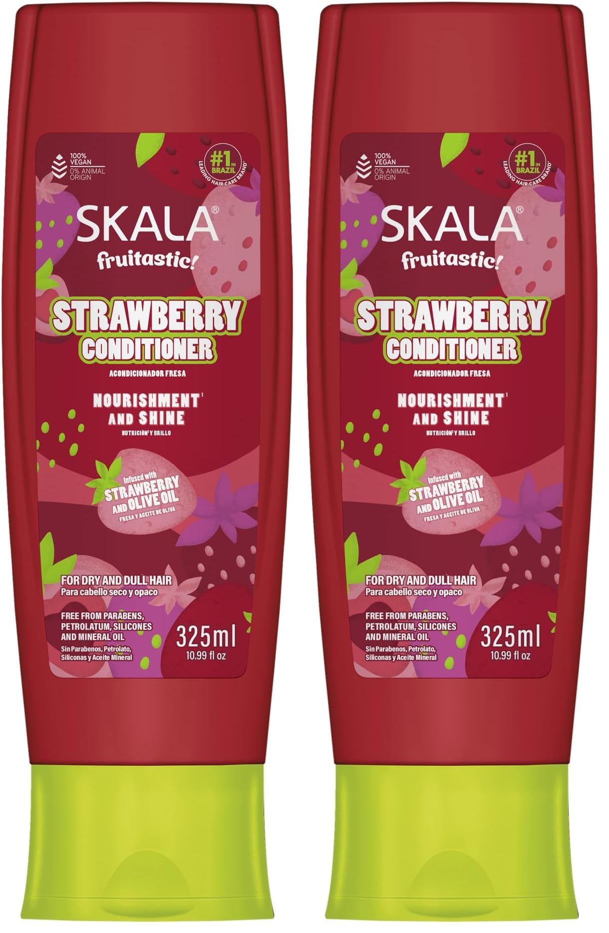 SKALA Mais Cachos for hair type 3ABC - 2 IN 1 Conditioning Treatment Cream & Cream To Comb 70.4oz, BLUE (Pack of 2)