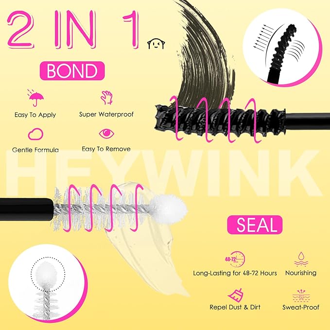 Lash Extension Kit DIY Lash Clusters Eyelash Extension Kit, 10-18mm 30D 40D Individual Lashes Kit Natural Lash Clusters with Lash Bond and Seal, Lash Tweezers for Beginner(30D+40D 10-18MM Kit)