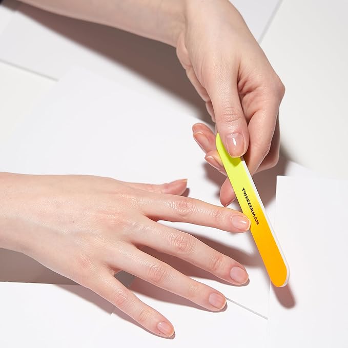 Tweezerman Neon Hot Nail Filemates, 3 Count