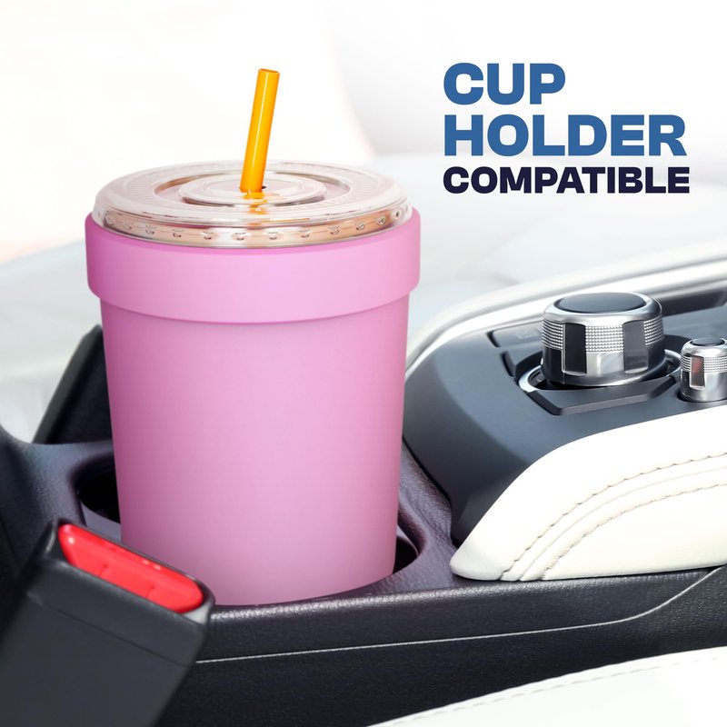 Frostbuddy | To Go Buddy - 30 oz Stainless Steel Vacuum Insulated Tumbler Cup - thermal cups for hot and cold drinks - stainless steel Tumbler Dunkin Cup (Tennessee Vols - Black)