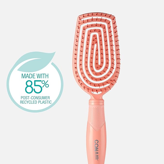 Conair Scalp Care Detangling hairbrush - Curly Hair Brush - Scalp Massager - hairbrushes for women & men - detangler for all lengths - can use wet or dry - Standard