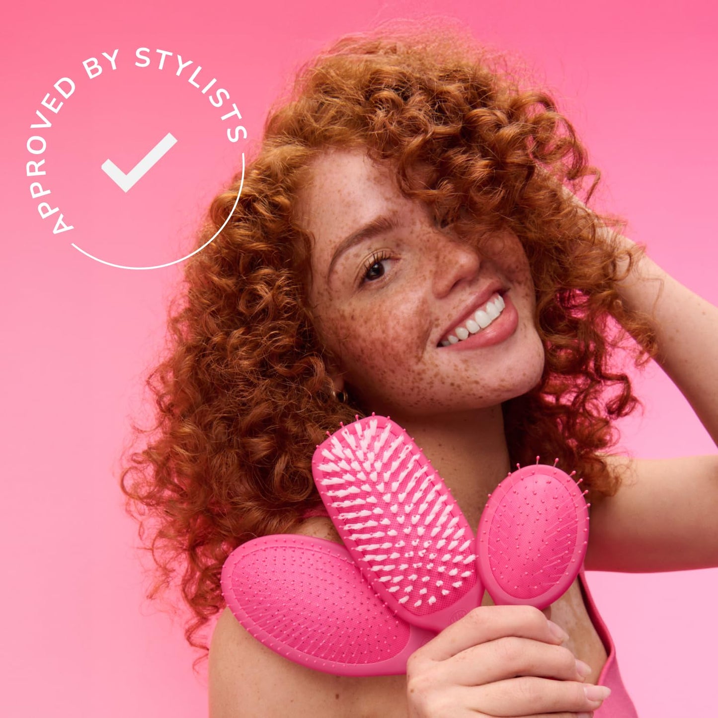 Wet Brush Original Detangling Hair Brush, Hello Disney Daisy Duck - Ultra-Soft IntelliFlex Bristles - Detangler Brush Glide Through Tangles With Ease For All - For Women, Men, Wet & Dry Hair