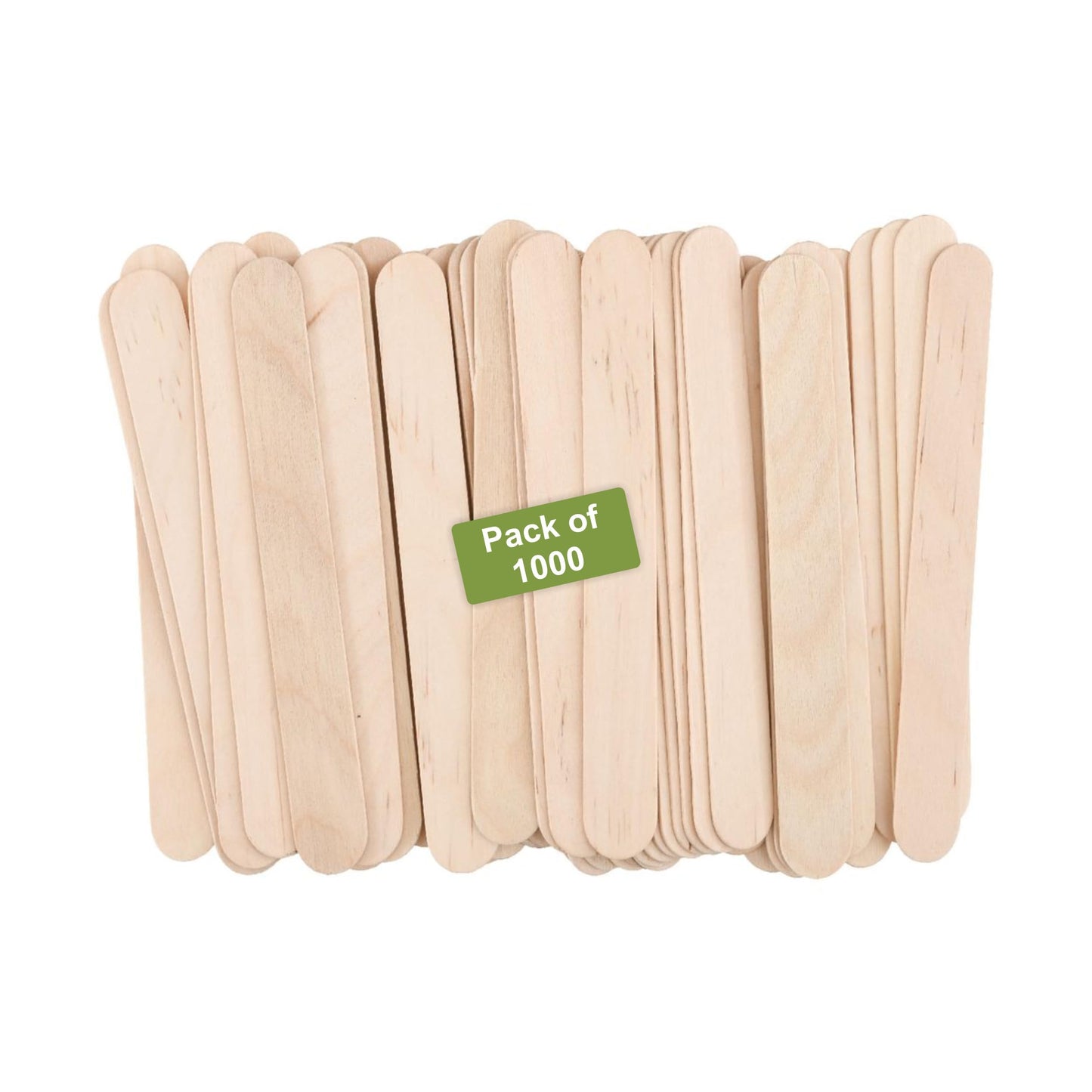6" Jumbo Wood Craft Sticks - Pack of 1,000