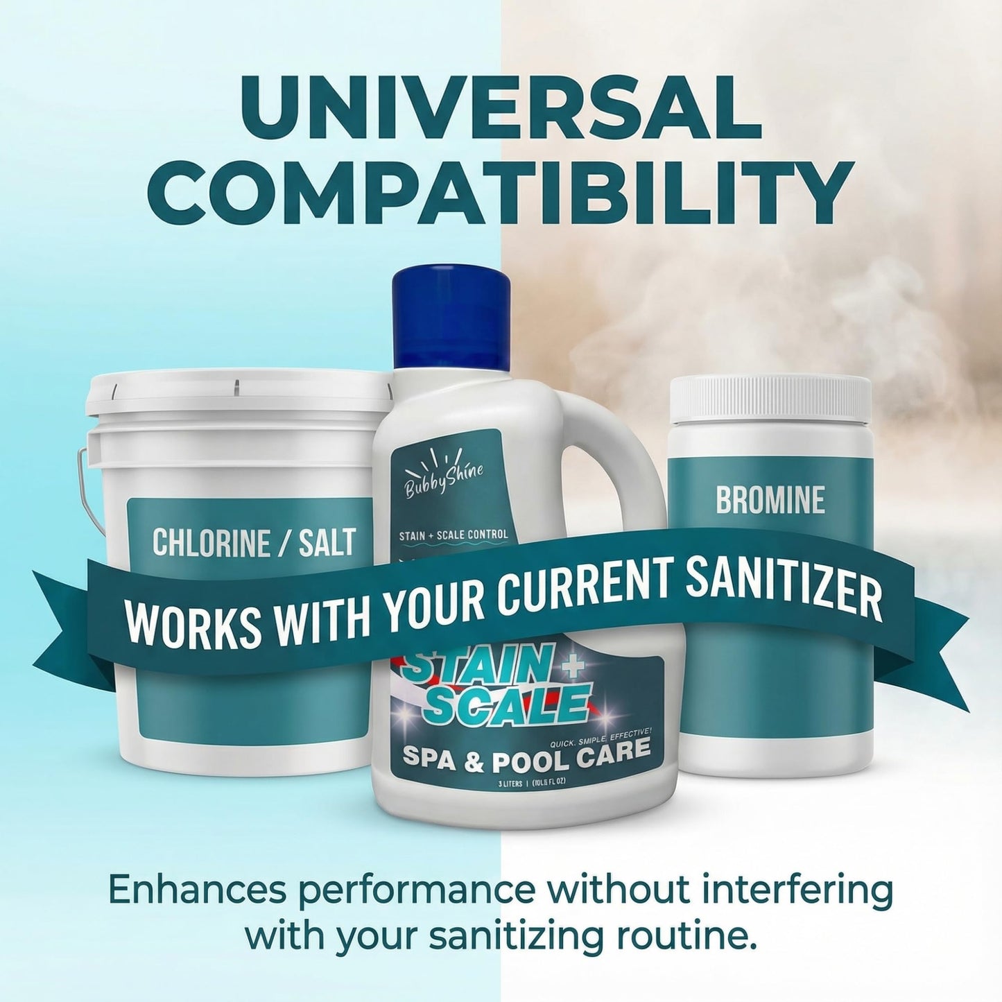Stain and Scale Control for Hot Tub, Pool Stain Remover, Metal Sequestrant for Pool & Spa, Hot Tub Descaler Support, Mineral Inhibitor, 3 Liter – BubbyShine