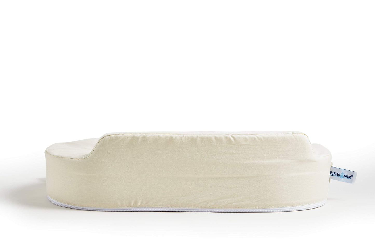 My Brest Friend Organic Cotton Deluxe Nursing Pillow Cover - Slipcovers For Baby - Adjustable Fit, Easy Care, Durable - Original Nursing Pillow Not Included, Organic Cream
