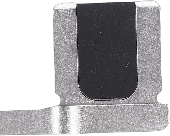 EBTOOLS Thumb Up Grip, CNC Machined Aluminum Alloy Thumb Rest for Q3 Camera, with Anti Scratch Silicone Pad for Stable Hand Hold (Silver)