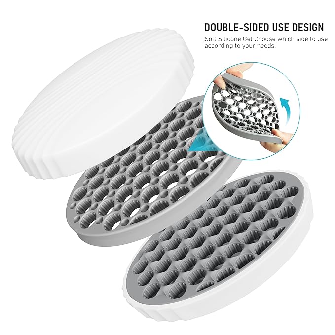 PARAO-Silicone Curling Brush,Magic Wave Afro Comb,Two Sides InterchangeTwist Tool,Hair Curler Brush For Men Women Boy Girl,2-Piece SetÃ¯Â¼ÂGrayÃ¯Â¼Â