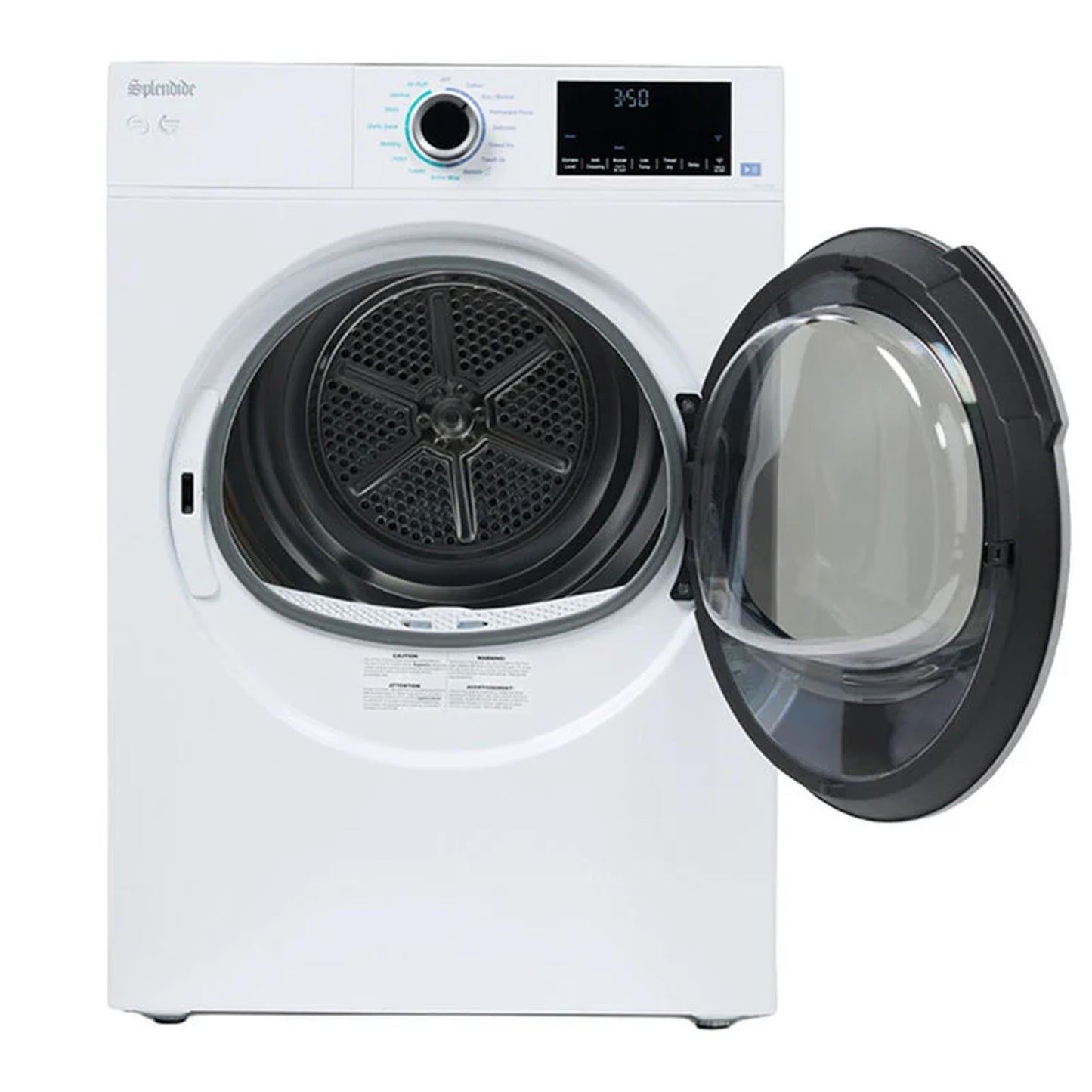 Splendide DV1725X & WFL2500X Replaces WFL1300XD Washer & DV6500X Dryer Stacked Bundle with Vent Kit & SK04 Stack Kit Included + Starter Laundry Powder - Updated Design- Freight Delivery