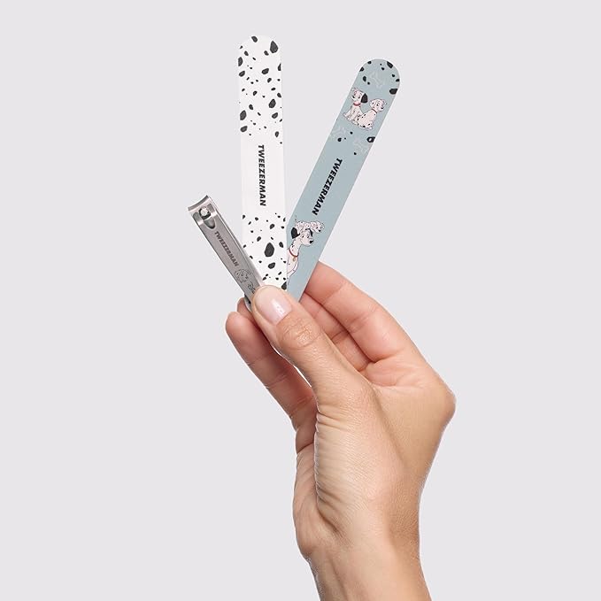 Tweezerman Disney's 101 Dalmatians Manicure Kit - Fingernail Clipper with Two Nail Files