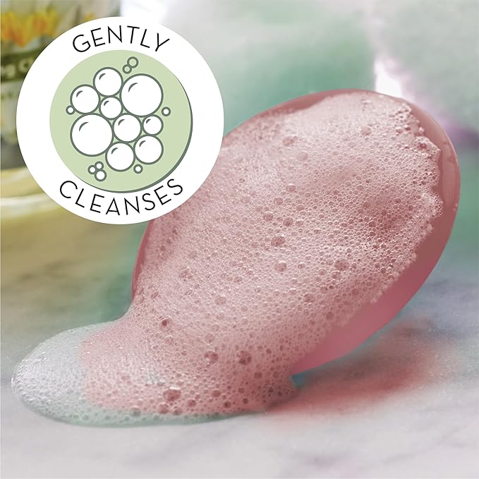 S&T INC. Exfoliating and Massaging Cradle Cap Bath Brushes for Baby, Silicone - 2 Inch x 2.5 Inch, Pink, 2 Pack