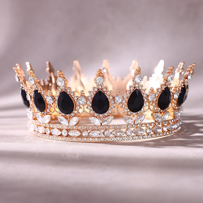 Queen Crown for Women Crystal Tiara for Women Rhinestone Wedding Headband for Bride Hair Accessories for Costume Birthday Party Prom Gifts