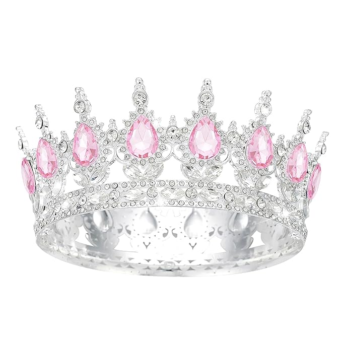 YOUlDIANZI Queen Crown Rhinestone Wedding Crowns and Tiaras for Women Costume Party Hair Accessories Princess Birthday Crown Crystal Bridal Crowns