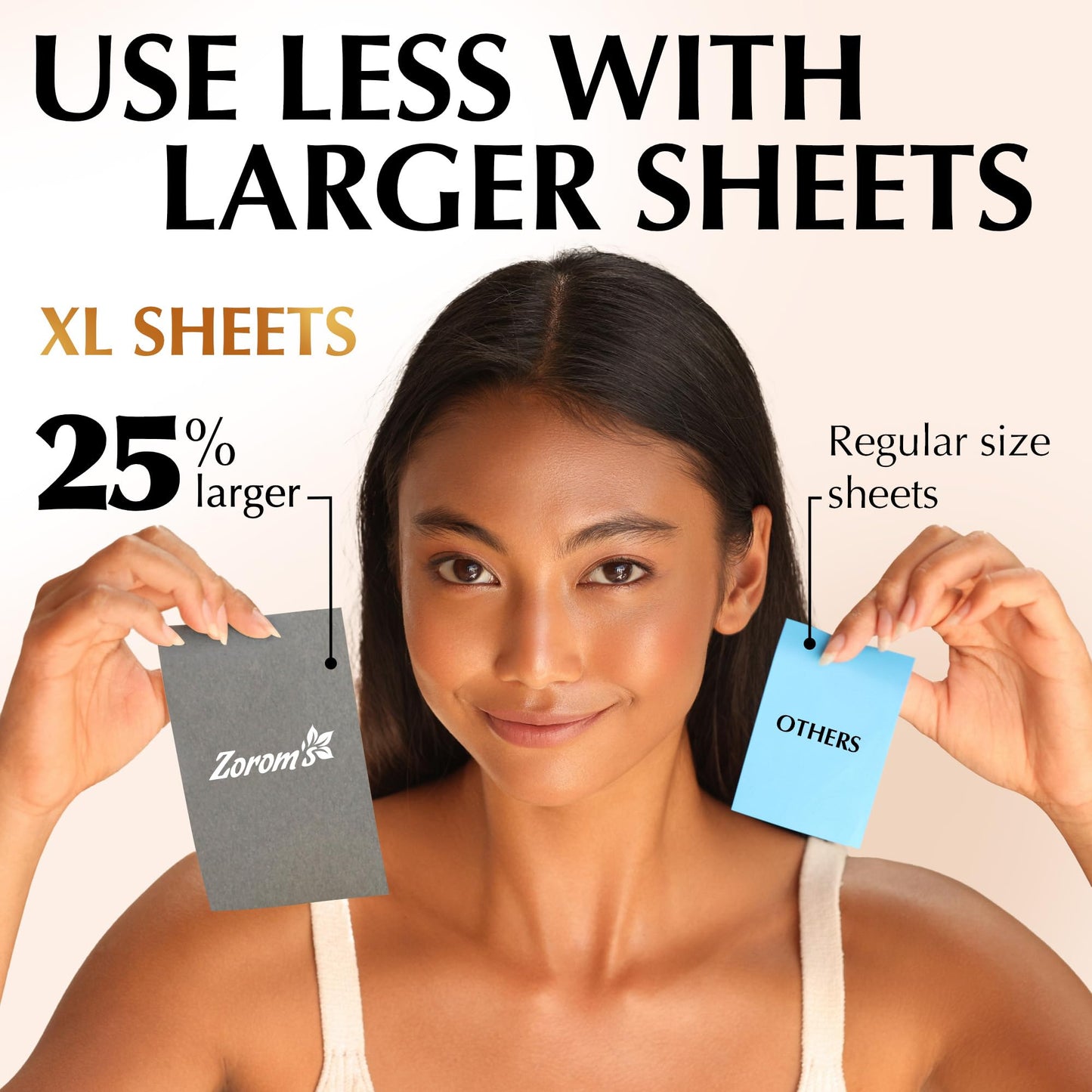 Natural Oil Blotting Sheets for Face with Bamboo Charcoal - 25% Larger - 6pk/600 Makeup Friendly Oil Absorbing Sheets for Face - Easy Dispensing Blotting Papers - Perfect for Keeping in Purse