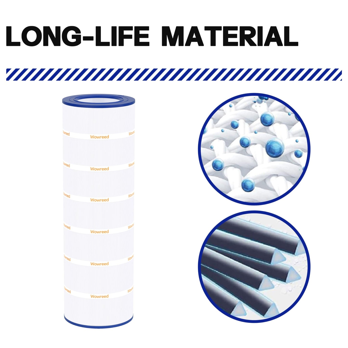 Wowreed Pool Filter Compatible with CC150, Clean & Clear 150, CCRP150, PAP150, R173216, C-9415, FC-0687, 160317, 150 sq. ft,1 Pack