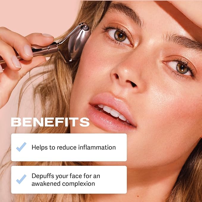 Sacheu Gua Sha Facial Tools Stainless Steel Muscle Scraper Bundle — Metal Face Roller & Gua Sha for Enhanced Lymphatic Drainage, Metal Face Sculpting Tool with Travel Pouch