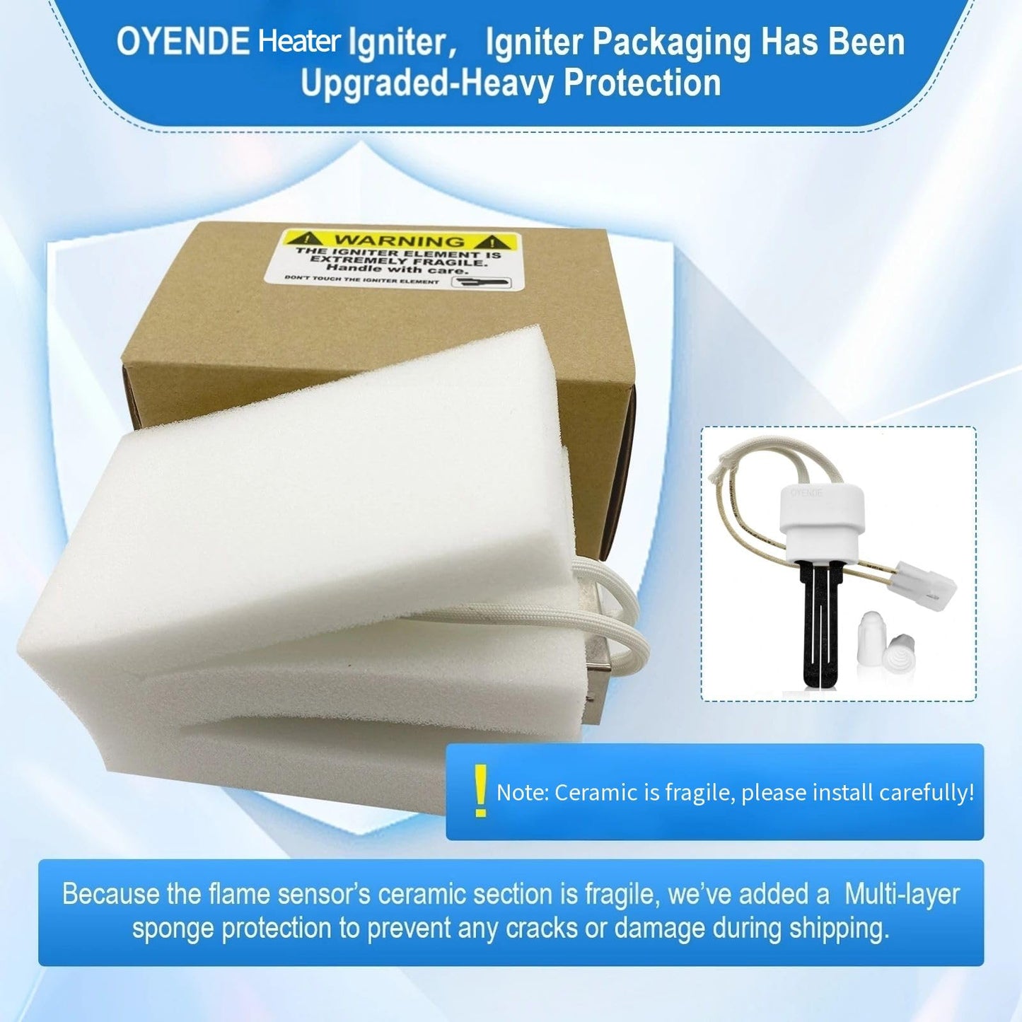77707-0054 Igniter, Pool Heater Igniter Kit fits for Pentair Sta-Rite Max-E-Therm MasterTemp 200/250/300/400 Pool and Spa Heaters Igniter Replacement.