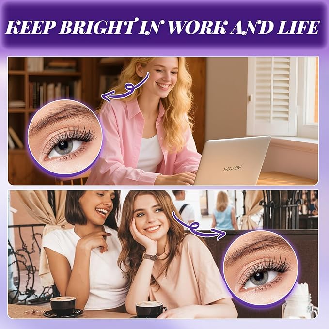 B&Q Wispy Lash Clusters Kit, Natural 02, Individual False Eyelashes Extension Set, Undetectable Natural Look for Effortless Day-to-Night Beauty, from Office Elegance to Date Night Glamour(8-16mix)