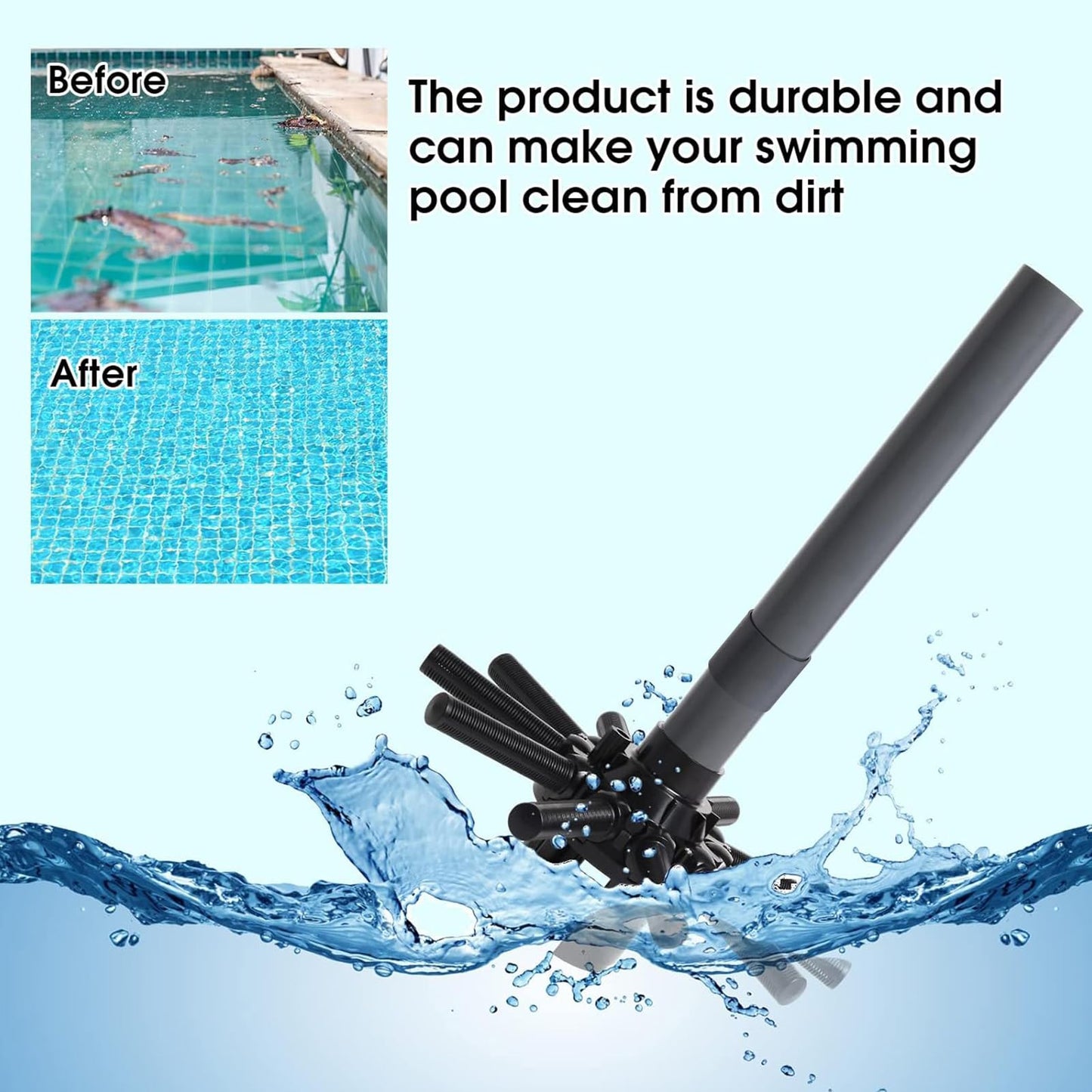 SX180DA Pool Filter Parts Lateral Assembly with Center Pipe Compatible with Hayward Pro Sand Filter Series S180T