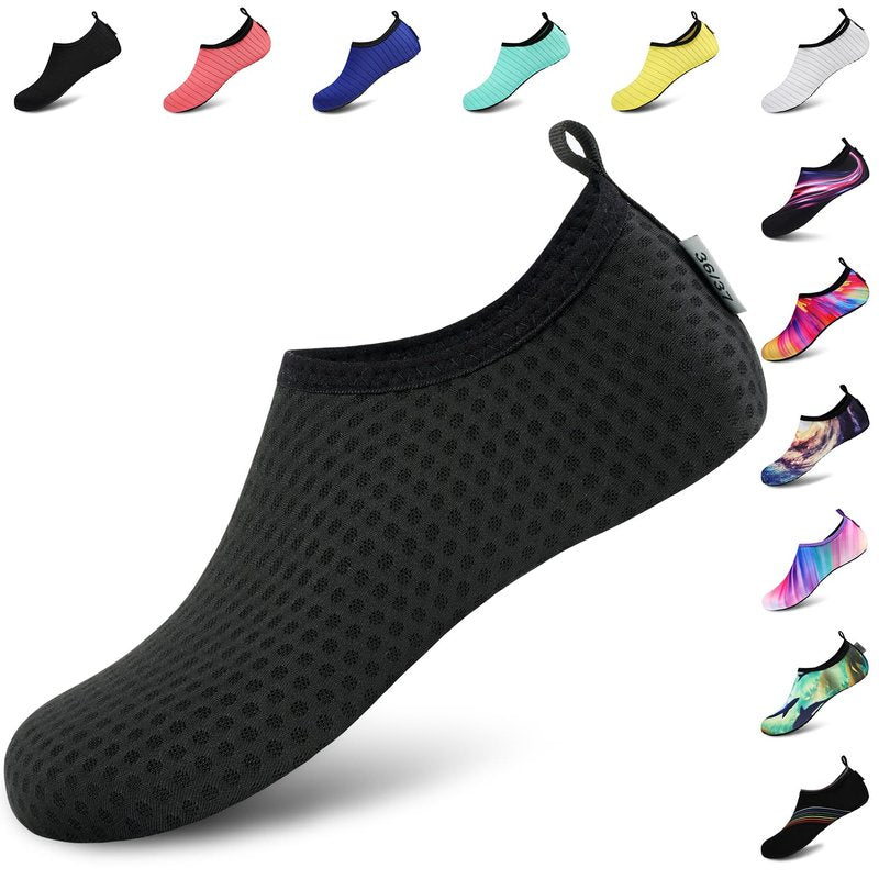 VIFUUR Water Sports Unisex Shoes Black Xue - 7.5-8.5 W US / 6-7 M US (38-39)