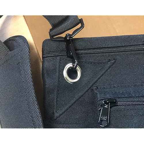 Industrial Field Cases Field Bag with Integrated 11x17 Clipboard, Storage and Shoulder Strap: Perfect for Engineers, Inspectors, Roofers & Architects Black CJFB1117